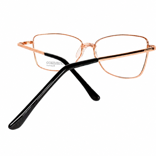 Armação de Grau Metal 870 54-18 Dourado Intenso com Ponte Anatômica - Avanzato Optical