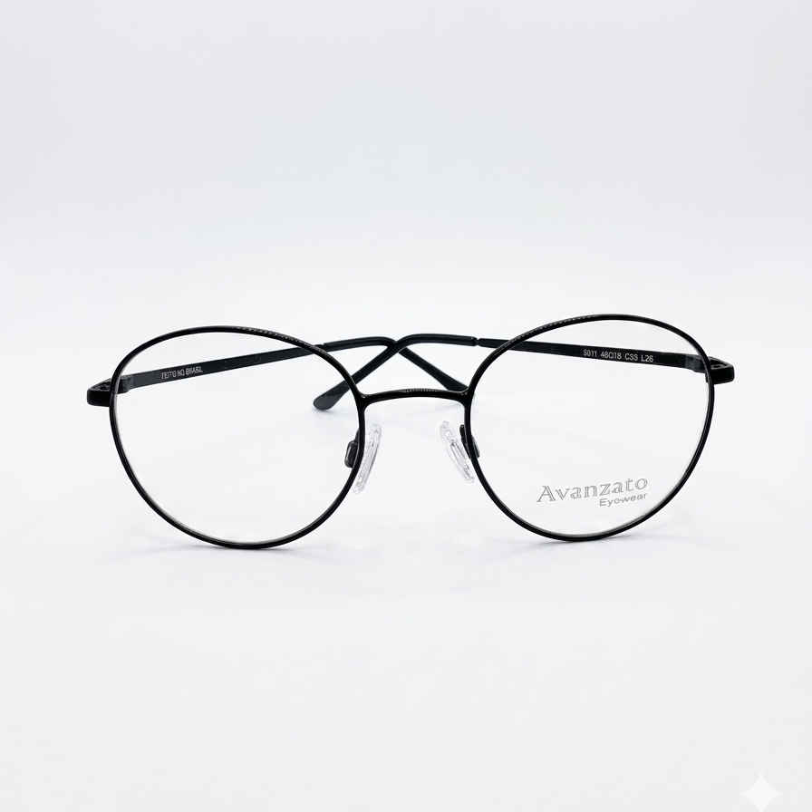 Armação de Grau Metal 5911 48-18 Redondo - Avanzato Optical